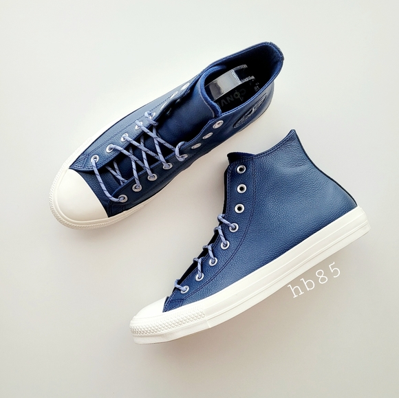 Converse CTAS Hi Navy/Indigo Fog/Egret - Picture 2 of 7